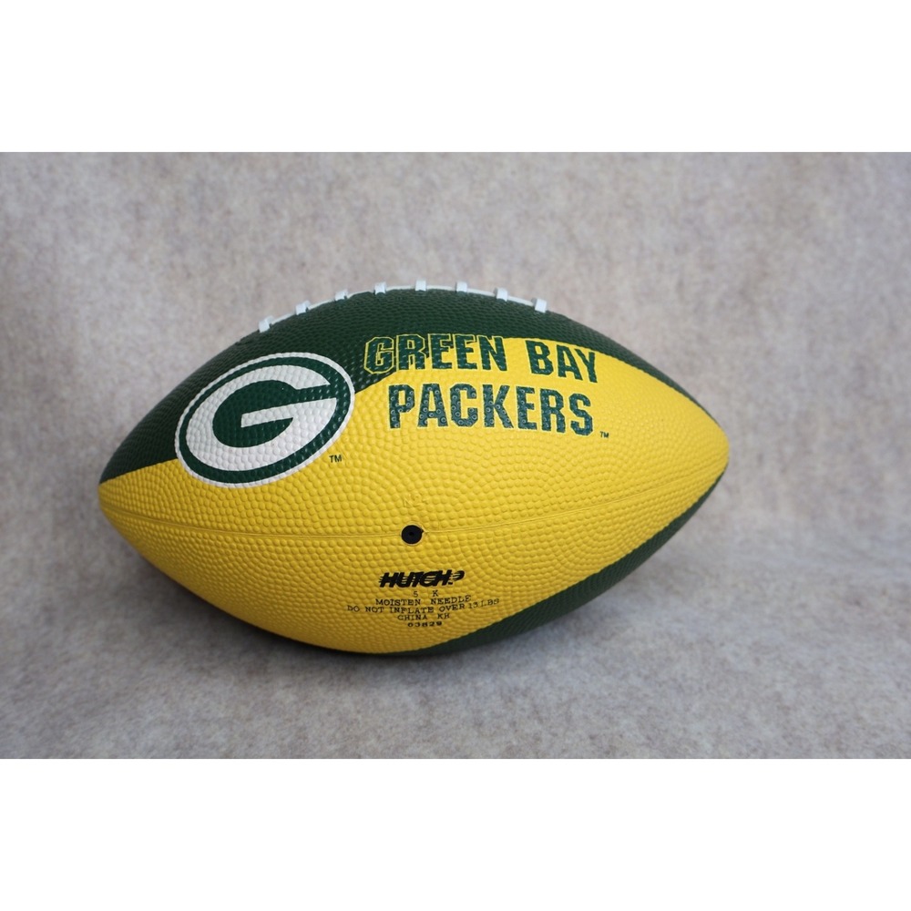 Vintage 1990s Hutch Castrol NFL Green Bay Packers Rubber Football Promo 63829